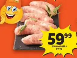 Shoprite Pork bangers offer