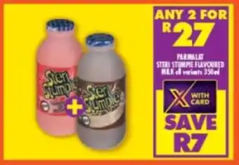 Shoprite Parmalat steri stumpie flavoured milk all variants offer