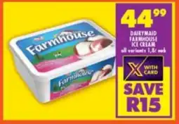 Shoprite Dairymaid farmhouse ice cream offer