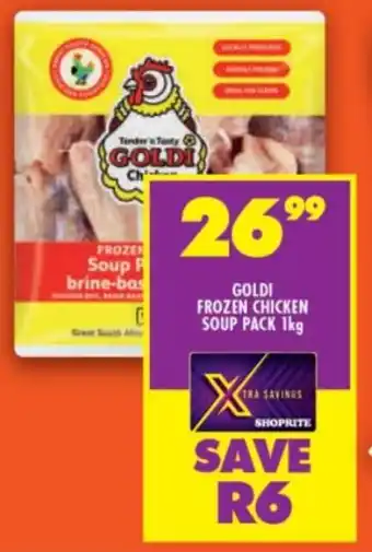 Shoprite Goldi frozen chicken soup pack offer