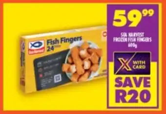 Shoprite Sea harvest frozen fish fingers offer