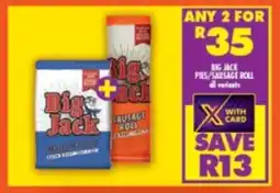 Shoprite Big jack pies/sausage roll offer