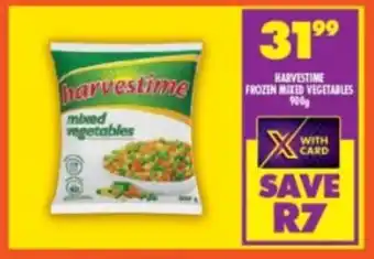 Shoprite Harvestime frozen mixed vegetables offer