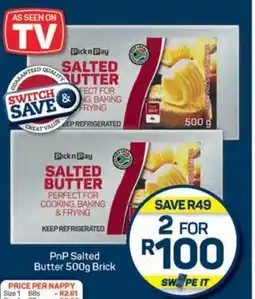 Pick n Pay PnP Salted Butter Brick offer