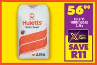 Shoprite Huletts white sugar offer