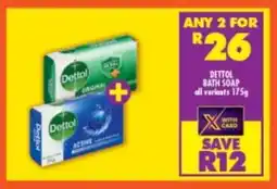 Shoprite Dettol bath soap offer