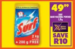 Shoprite Surf hand washing powder offer