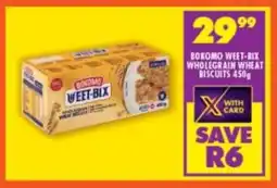 Shoprite Bokomo weet-bix wholegrain wheat biscuits offer