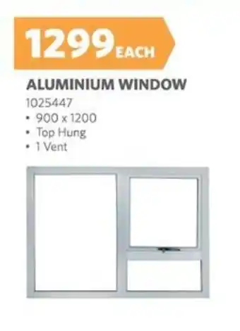 BUCO Aluminium window offer