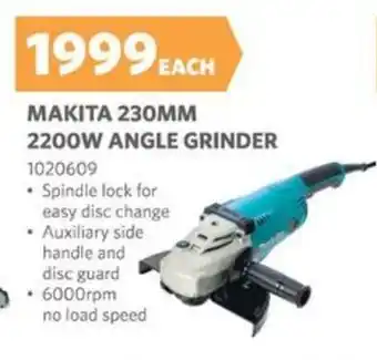 BUCO Makita 230mm 2200w angle grinder offer