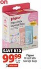 Checkers Pigeon Breast Milk Storage Bags offer