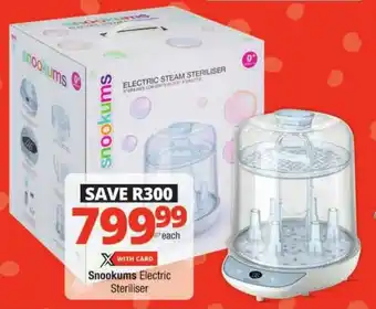 Checkers Snookums Electric Steriliser offer