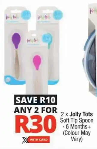 Checkers Jolly Tots Soft Tip Spoon offer