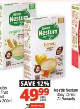 Checkers Nestlé Nestum Baby Cereal All Variants offer