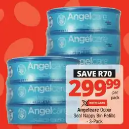 Checkers Angelcare Odour Seal Nappy Bin Refills offer