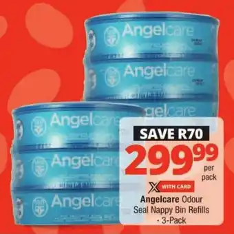 Checkers Angelcare Odour Seal Nappy Bin Refills offer