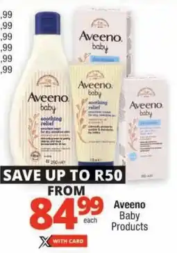 Checkers Aveeno Baby Products offer