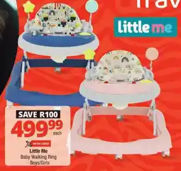 Checkers Little Me Baby Walking Ring offer