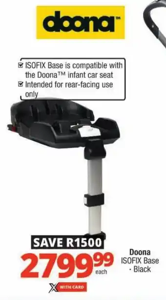 Checkers Doona ISOFIX Base offer