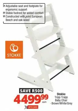 Checkers Stokke Tripp Trapp Baby Chair offer