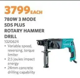 BUCO Makita 780w 3 mode sds plus rotary hammer drill offer