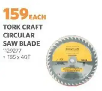 BUCO Tork craft circular saw blade offer