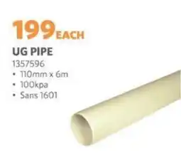 BUCO UG pipe offer