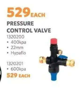 BUCO Pressure control valve offer