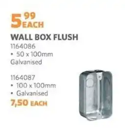 BUCO Wall box flush offer