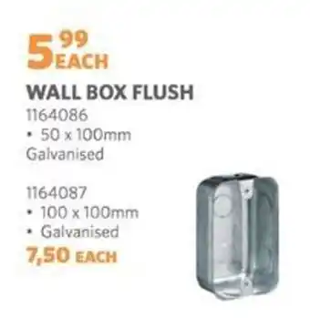 BUCO Wall box flush offer