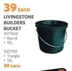 BUCO Livingstone builders bucket offer