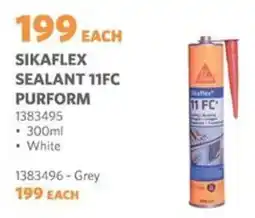 BUCO Sikaflex sealant 11fc purform offer