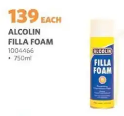 BUCO Alcolin filla foam offer