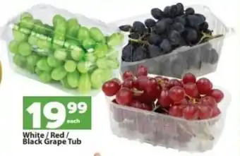 Check Save White/Red/ Black Grape Tub offer