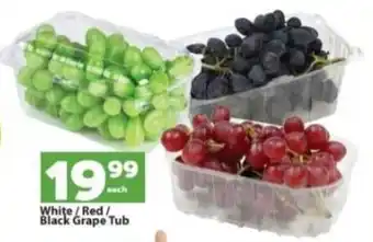 Check Save White/Red/ Black Grape Tub offer