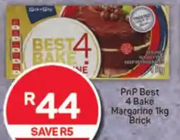 Pick n Pay Hypermarket PnP Best 4 Bake Margarine Brick offer