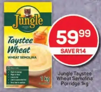 Pick n Pay Hypermarket Jungle Taystee Wheat Semolina Porridge offer