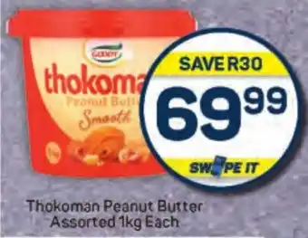 Pick n Pay Hypermarket Thokoman Peanut Butter Assorted offer