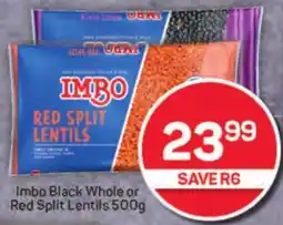 Pick n Pay Hypermarket Imbo Black Whole or Red Split Lentils offer