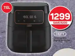 Pick n Pay Hypermarket DEFY XXL Digital Air Fryer offer