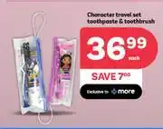 PEP Character Travel Set Toothpaste & Toothbrush-Each offer