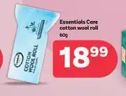 PEP Essentials Care Cotton Wool Roll-60g offer