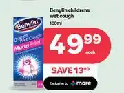 PEP Benylin Children's Wet Cough-100ml offer