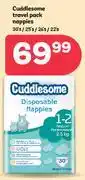 PEP Cuddlesome Travel Pack Nappies-30's/25's/24's/22's offer