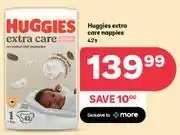 PEP Huggies Extra Care Nappies-42's offer