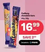 PEP Cadbury Chocolate Bars-60g/62g Each offer