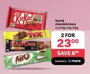 PEP Nestle Chocolate Bars-2 x 41.5g/40g/52g offer