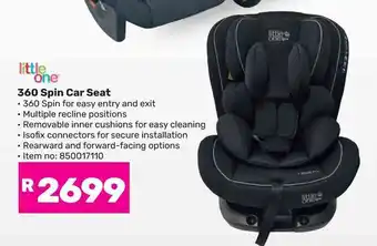 Game 360 Spin Car Seat offer