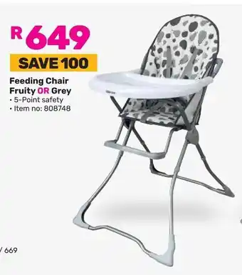 Game Feeding Chair Fruity OR Grey offer