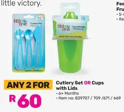 Game Cutlery Set OR Cups with Lids offer